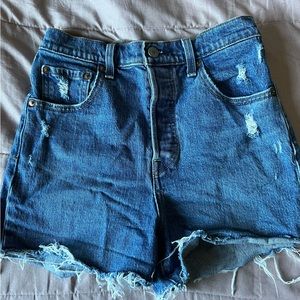 Denim shorts